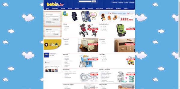 Bebin.hr — Baby & kids e-commerce