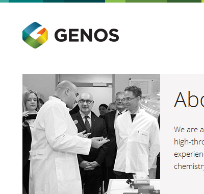 Genos Glyco — Biotech corporate site